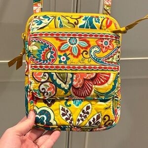 Vera Bradley Colorful Floral Crossbody Bag and Wallet